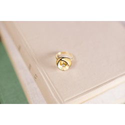 Flower ring Gold plated