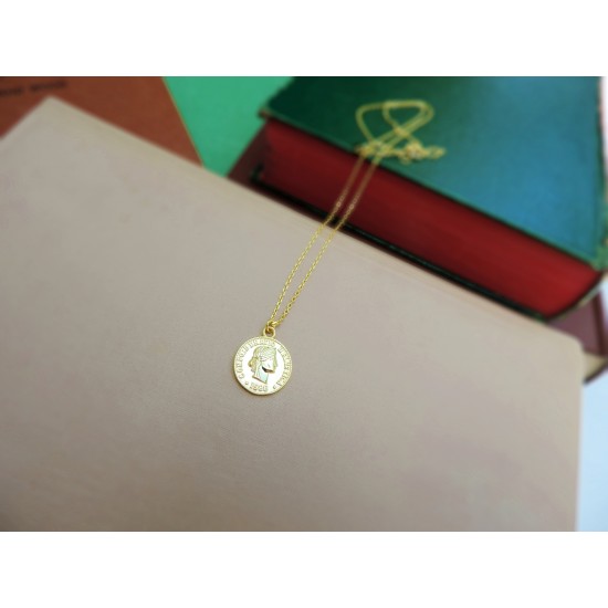 Coin Necklaces Gold plated