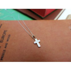 Cross with White Opal