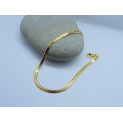 Stainless Steel Snake Gold Foot Bracelet